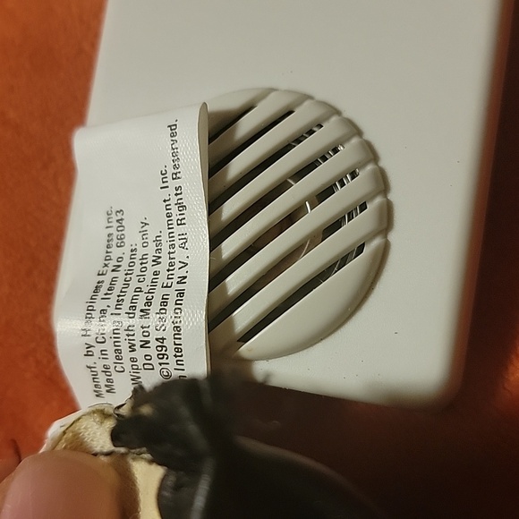 Vtg 1994 Mighty Morphin Power Rangers White Ranger Sound Effect Glov - Picture 5 of 8